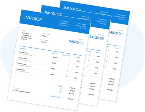 Invoice Templates Save Time Generate And Send Invoices Easily