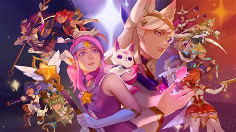 Tapety Riot Hry League Of Legends Hvězda Guardian Lux League Of