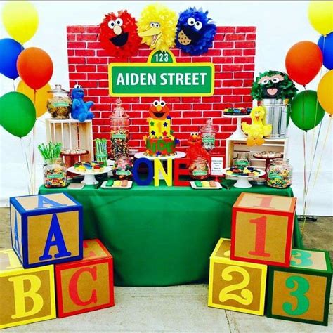 Featured pictures from parenting magazine. Amazing Sesame Street Party with our awesome backdrop ...