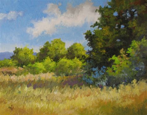 Nels Everyday Painting Field Landscape Sold