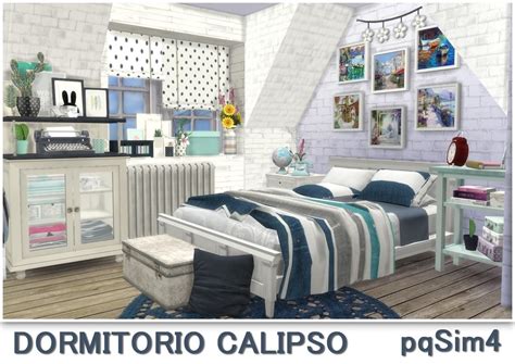 Lana Cc Finds Bedroom Calipso By Pqsim4 Sims 4 Bedroom Sims House