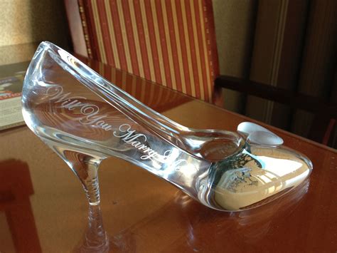 How He Asked With A Glass Slipper In Disney Land Real Life Dreams