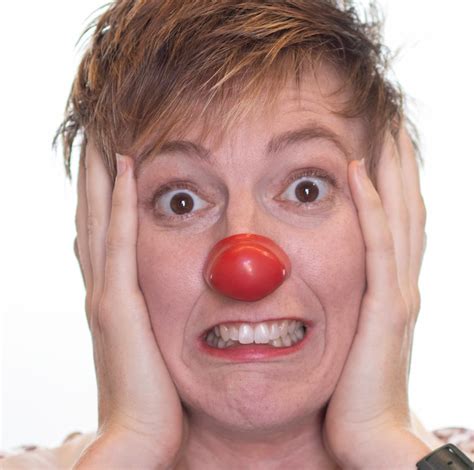 Red Clown Nose Medium Size Professional Handmade Rubber Latex Etsy