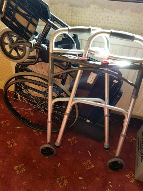 Wheelchair And Zimmer Frame Very Good Condition In Carlton
