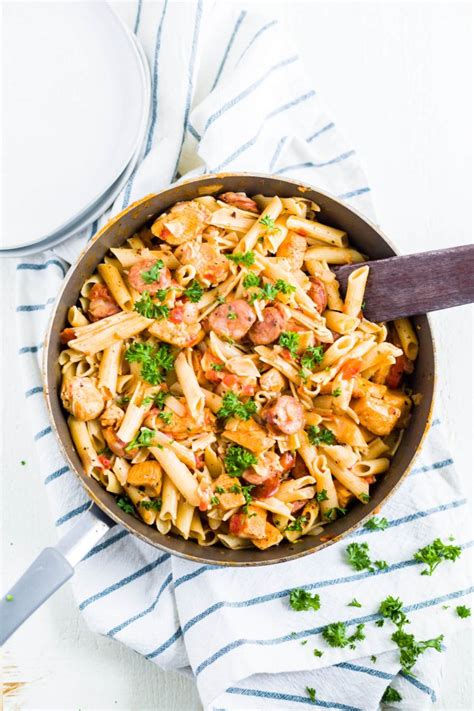 One Pot Creamy Cajun Chicken Pasta Dairy Free What Molly Made
