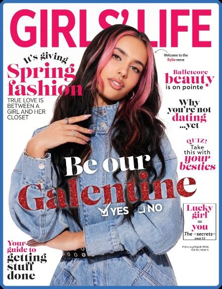 Girls Life Magazine February March 2024 Avaxgfx