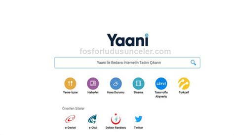 Turkcell Yaani Uygulaması ile Bedava internet Fosforlu Düşünceler