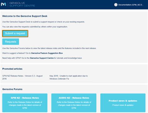 Gpm Nz Support Centre Submitting A Ticket