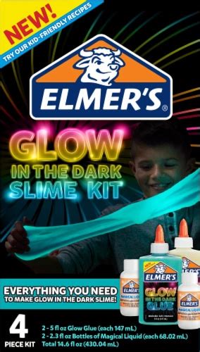 Elmers® Magical Liquid Glow In The Dark Slime Kit 4 Pc Food 4 Less