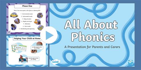 All About Phonics A Powerpoint For Parents And Carers
