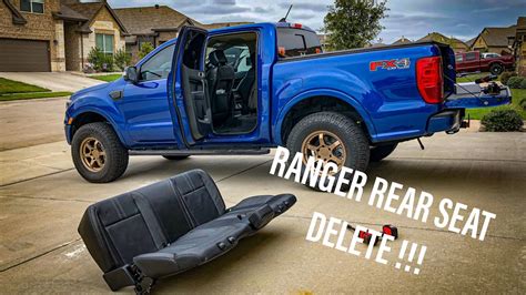 Ford Ranger Rear Seat Delete Youtube