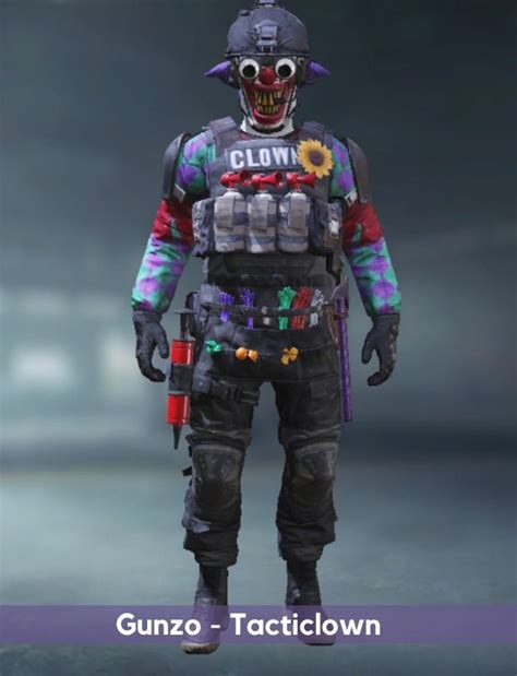 Call Of Duty Mobile Character Skins List 2019 In 2021 Call Of Duty