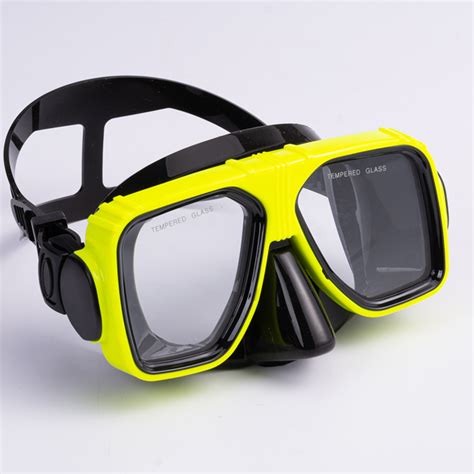 Professional Myopia Lens Silicone Swimming Masks Adult Scuba Diving
