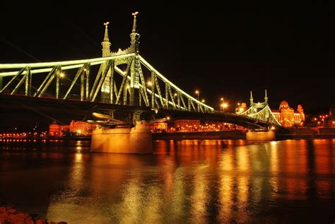 The River Danube Budapest Liberty Bridge Danube River