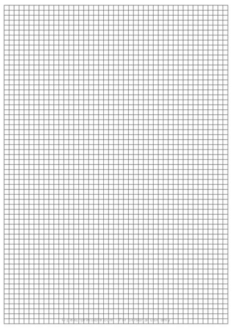 18 Inch Grid Plain Graph Paper On A5 Free Printable