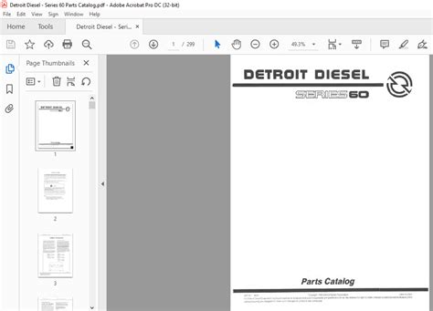 Detroit Diesel Series 60 Parts Catalog Manual Pdf Download