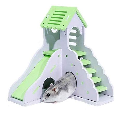 Kathson Hamster House Hideout Hideaway Exercise Toys For Rat，dwarf