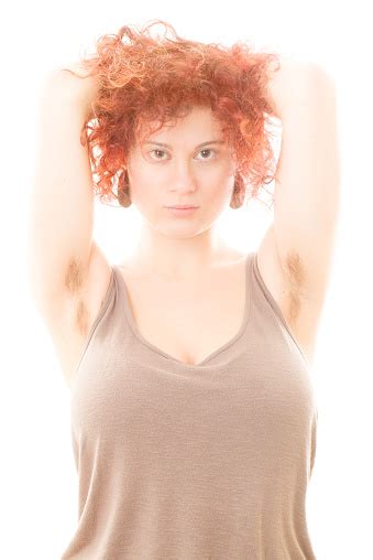 Woman With Hairy Armpits Stock Photo Download Image Now Istock