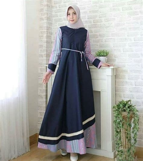 Model Gamis Hitam Yang Bagus