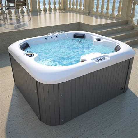 Luxus Outdoor Whirlpool Hot Tub Mit Heizung Ozon Weiß Spa Pool Für 4