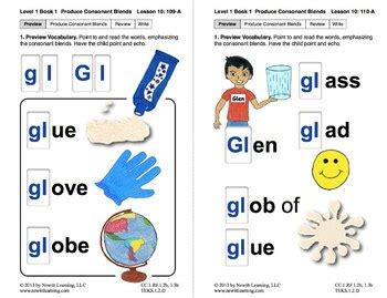 Below, you will find a wide range of our printable worksheets in chapter these worksheets are appropriate for first grade english language arts. Produce Consonant Blends "Gl" and "Gr": Lesson 10, Book 1 (Newitt Grade 1)