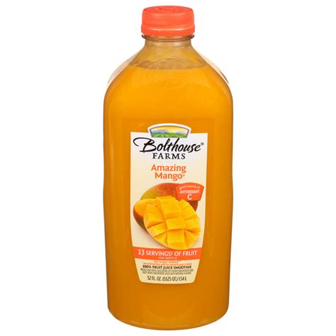 Save On Bolthouse Farms Amazing Mango 100 Fruit Juice Smoothie Fresh