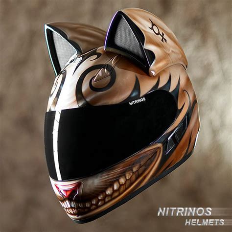 You can find all kinds of motorcycle cat with huge discounts online. Cat Helmets With Ears From Russia | Bored Panda