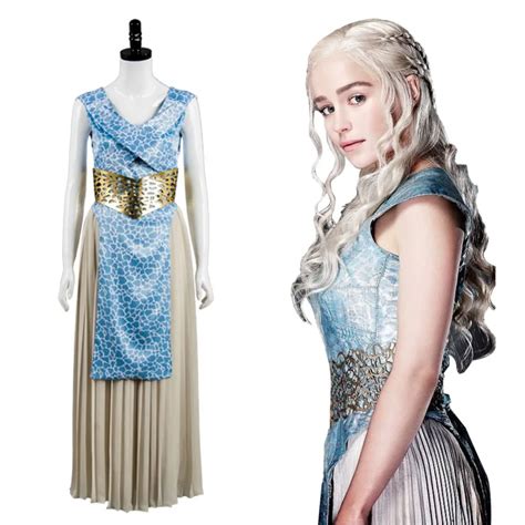 Got Game Of Thrones Daenerys Targaryen Dany Dress Cosplay Costume Halloween Carnival Costumes