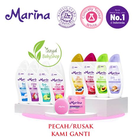 Jual Marina Hand And Body Lotion Uv White Healthy N Glow E Collagen