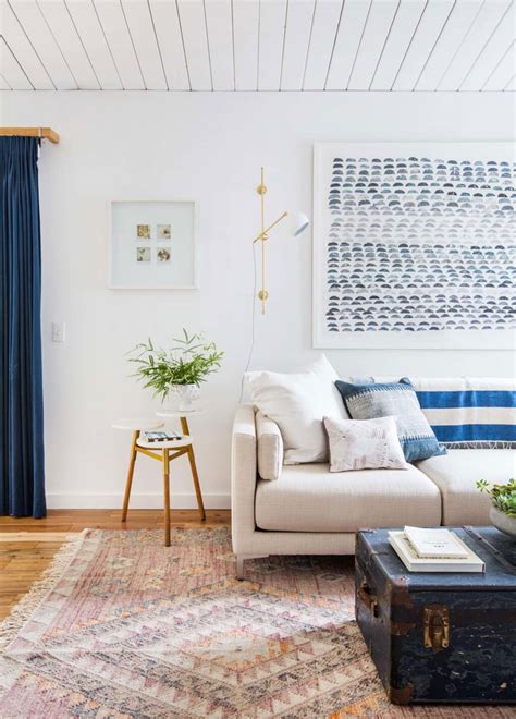 Blue White And Wooden Interior Inspiration Apartment Number 4