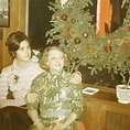 Bette and her daughter, Margot, photographed for Christmas circa 1972 ...