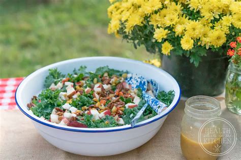 Autumn Harvest Salad With Maple Dijon Dressing Health Starts In The