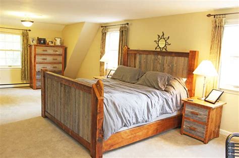 Custom Made Rustic Furniture In Maine Rustic Bedroom Kitchen Living Room