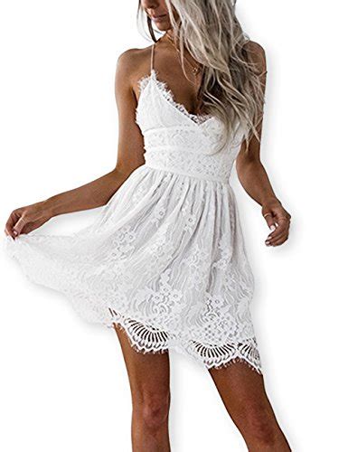 Glamaker Womens Lace Backless Dress Short Bodycon Pencil