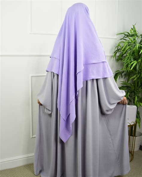 Khimar Layer Jazz Light Lavender Ina Collection