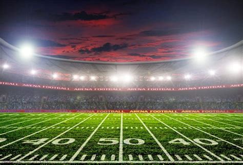 Buy Csfoto 10x8ft Football Stadium Backdrop Match Night Football