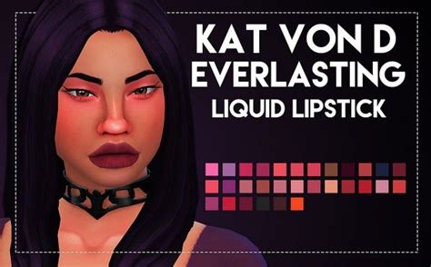Simsworkshop Everlasting Inspired Liquid Lipstick By Weepingsimmer
