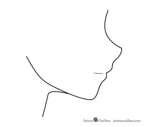 How To Draw Anime And Manga Mouths Side View Animeoutline