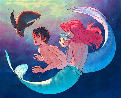 Haruka Found Ariel Beautiful Anime Mermaid Art