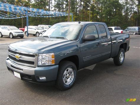 2011 Blue Granite Metallic Chevrolet Silverado 1500 Lt Extended Cab 4x4