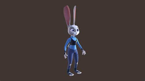 Judy Hoops Zootopia Wip Part Iii 3d Model By Lua Ourique