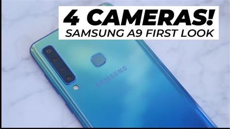 4 Cameras Samsung A9 2018 First Look Trusted Reviews Youtube