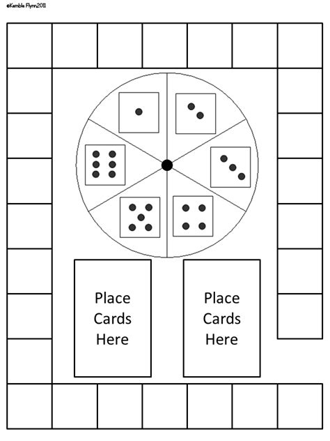 Primary Flynn Board Game Template Blank Game Board Math Board Games