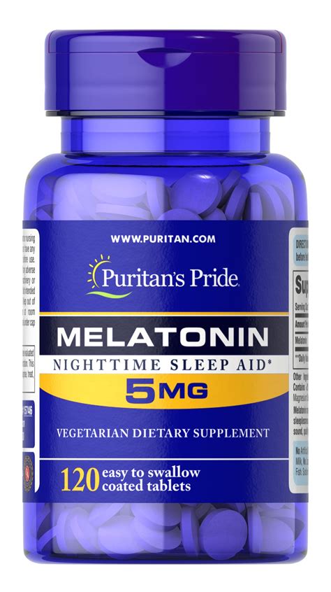 Melatonin Mg Tablets Puritan S Pride