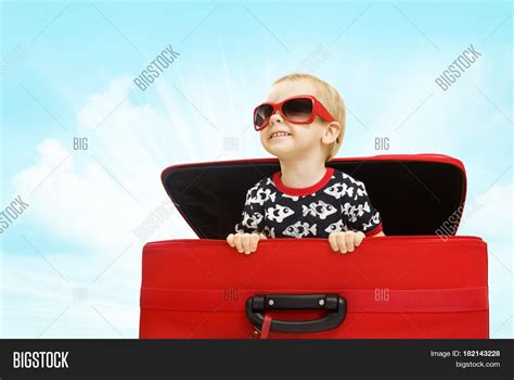 Kid Inside Suitcase Image And Photo Free Trial Bigstock