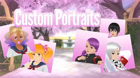 Yandere Simulator Custom Portraits Youtube