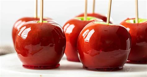 Homemade Toffee Apples Candy Apples Sugar Salt Magic