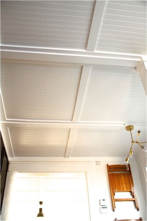 Posted by the kim six fix on 3:30 pm in bathroom building projects diy i knew i needed 6 inch wide boards on the edges of the ceiling because my beadboard (the. rehab diaries diy beadboard ceilings before and after ...