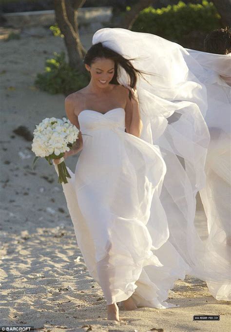 Brian Austin Green And Megan Fox Wedding Celebrity Couples Photo