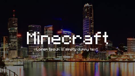 Maybe you would like to learn more about one of these? Minecraft Font : Download Free for Desktop & Webfont